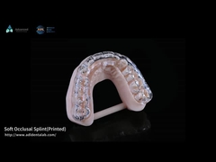 3D-geprinte zachte occlusal splinten voor bruxisme Comfort tandheelkundige occlusal splinten