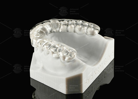 kopen Duidelijk Hard Soft Night Guard Ademhaling Zware bescherming Occlusal Splint Hard/Soft online vervaardiging