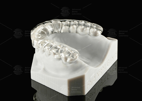 Duidelijk Hard Soft Night Guard Ademhaling Zware bescherming Occlusal Splint Hard/Soft
